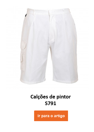 Foto do Painter Shorts S791 na cor branca com link para a matéria.