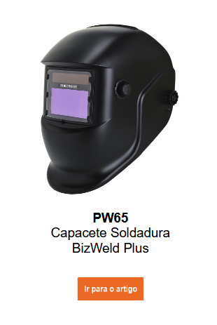 Imagem da máscara de soldar Bizweld PW65 em preto com ligação para a página do produto.
