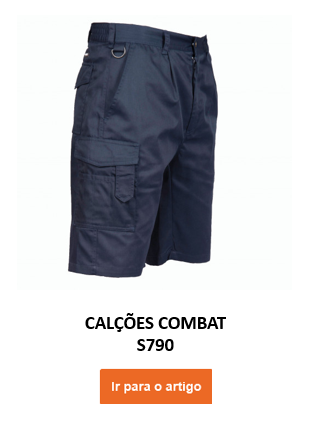 Foto do Shorts Militar S790 em azul com link para a matéria.