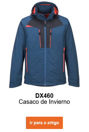 Imagem do casaco de inverno DX4 DX460 em azul-escuro.