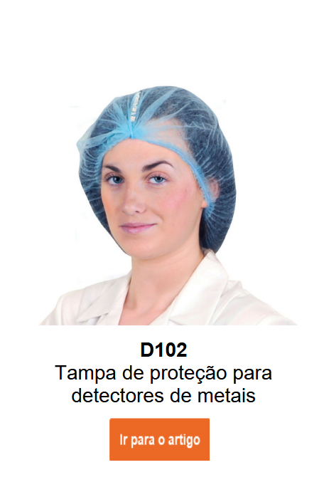 Imagem da rede para cabelo detet&aacute;vel D102 em azul.