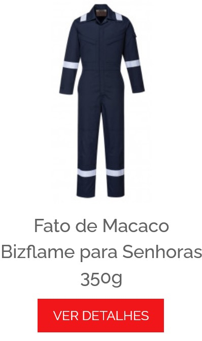 Macacão feminino Bizflame Plus com link para item.