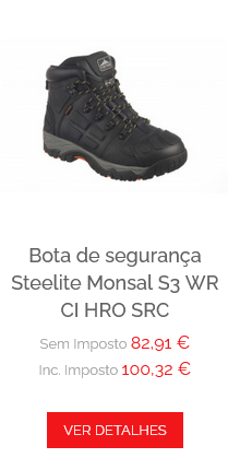 BOTA DE SEGURANÇA STEELITE MONSAL S3 WR CI HRO SRC