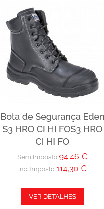 BOTA DE SEGURANÇA EDEN S3 HRO CI HI FOS3 HRO CI HI FO